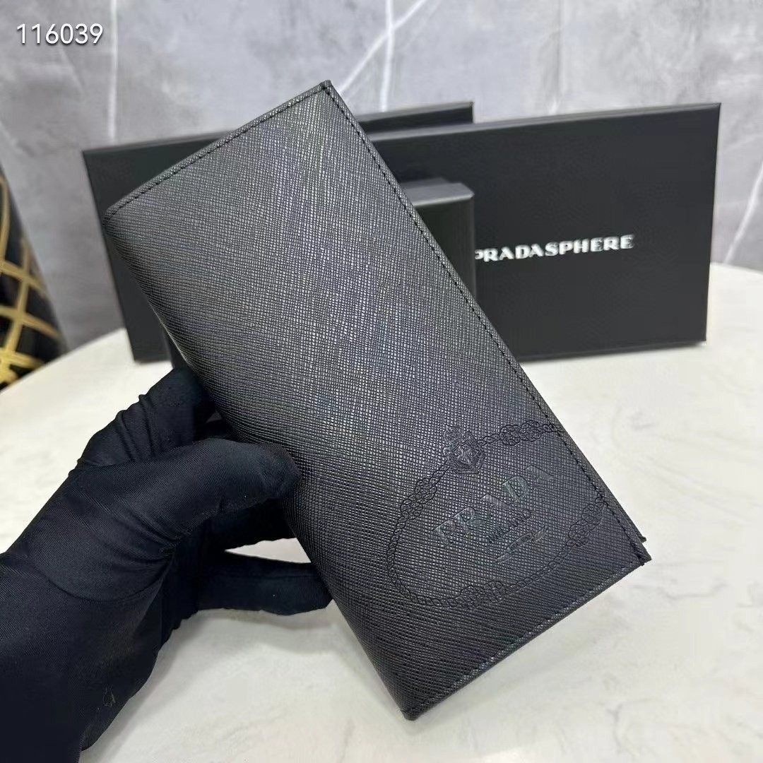 프라♡ 로고 불박 장지갑