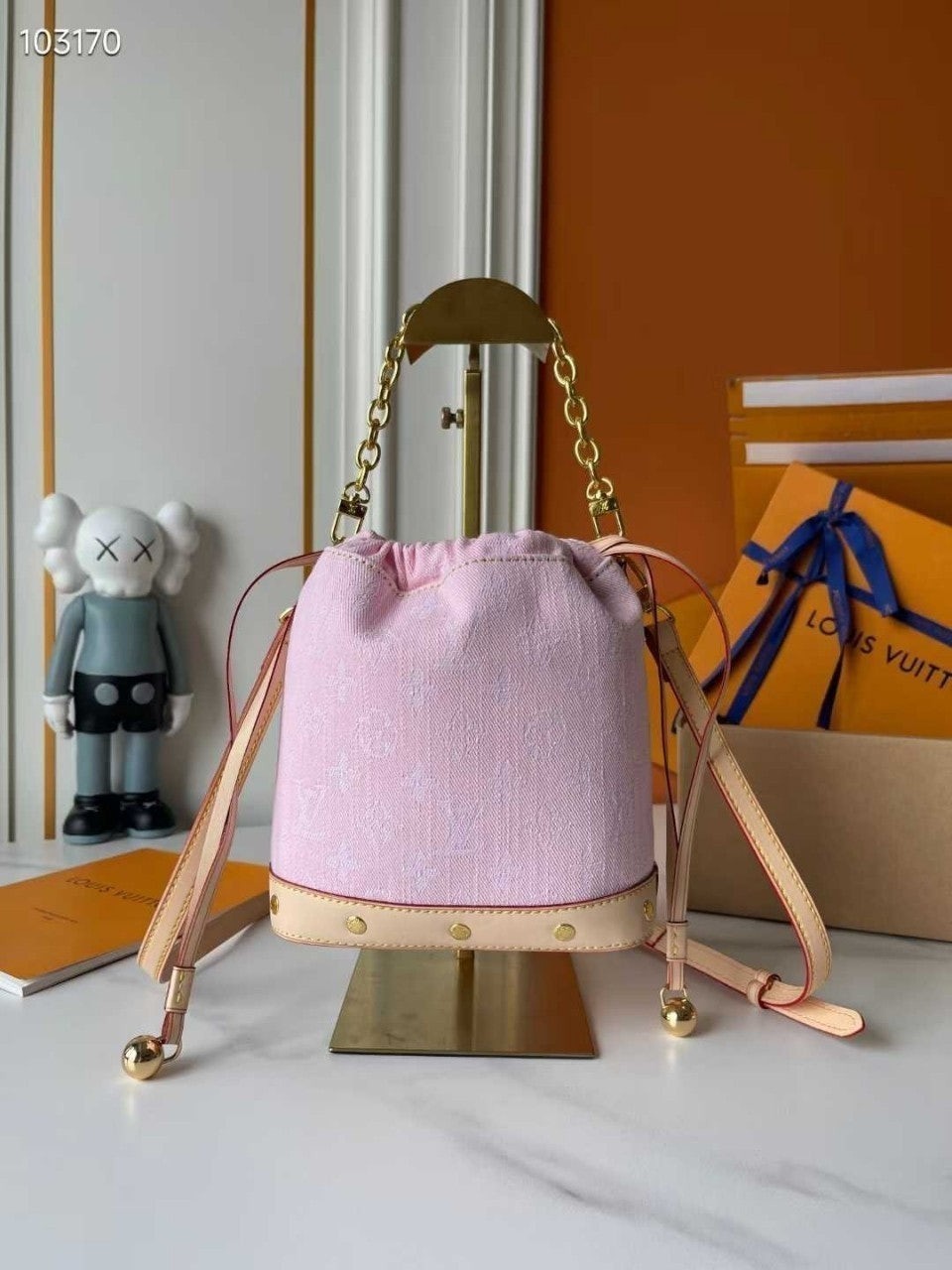 루이 데님 버킷