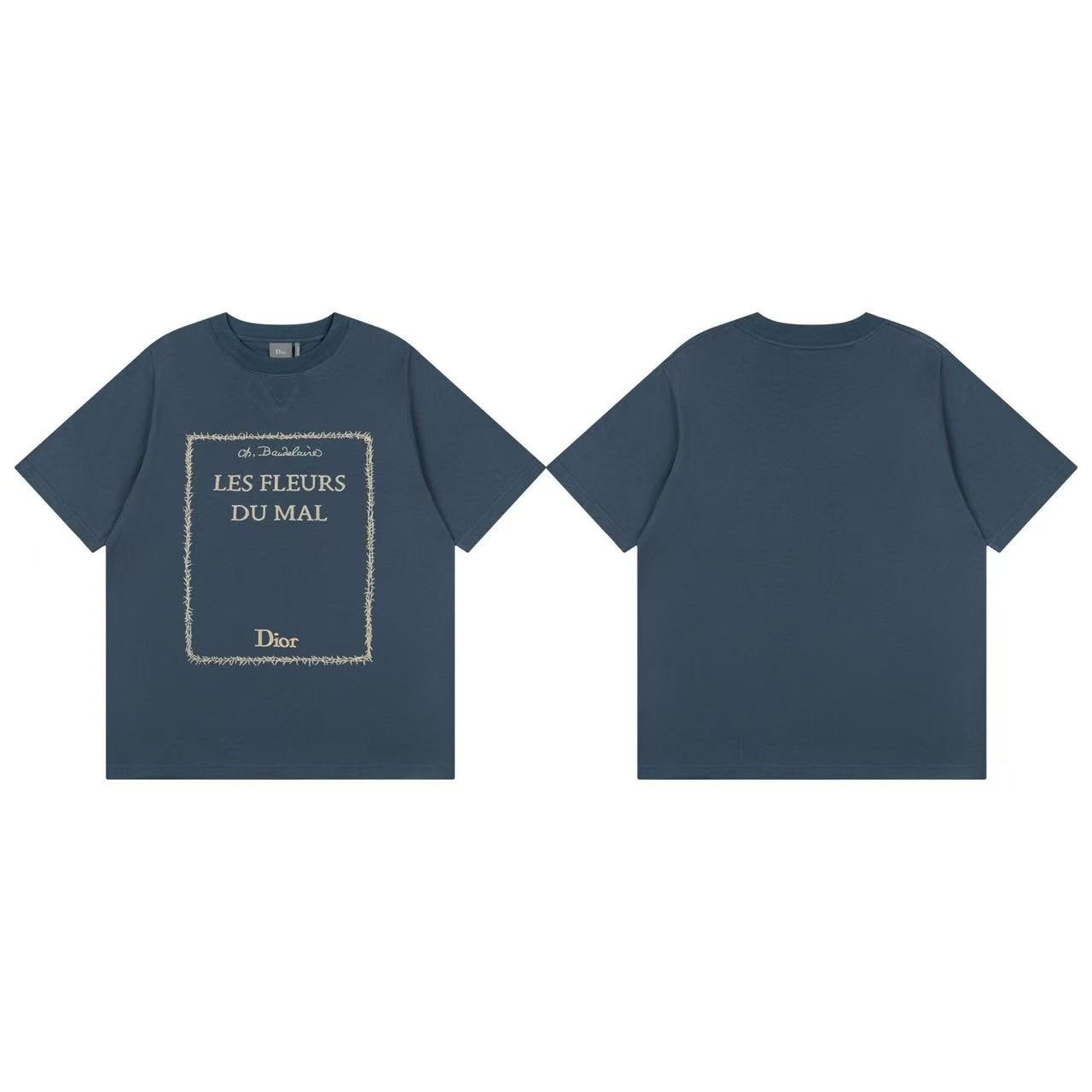 #반팔상의 2026 디*올 8876 북 커버 자수 티셔츠 입고 (pri 383321)