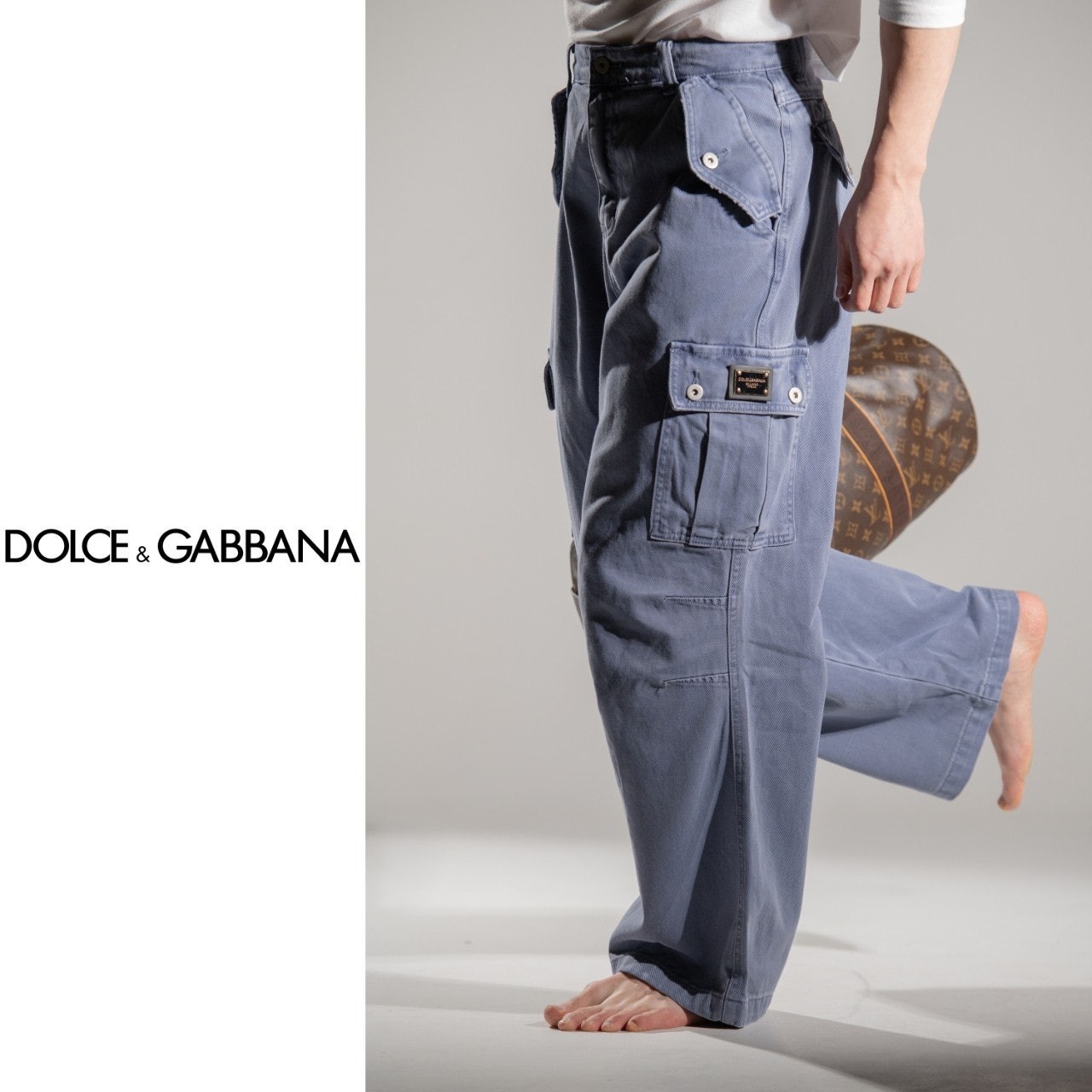 #팬츠 돌체엔 가바나 " 투버튼 필드 카고 팬츠 " (dmd 179876)