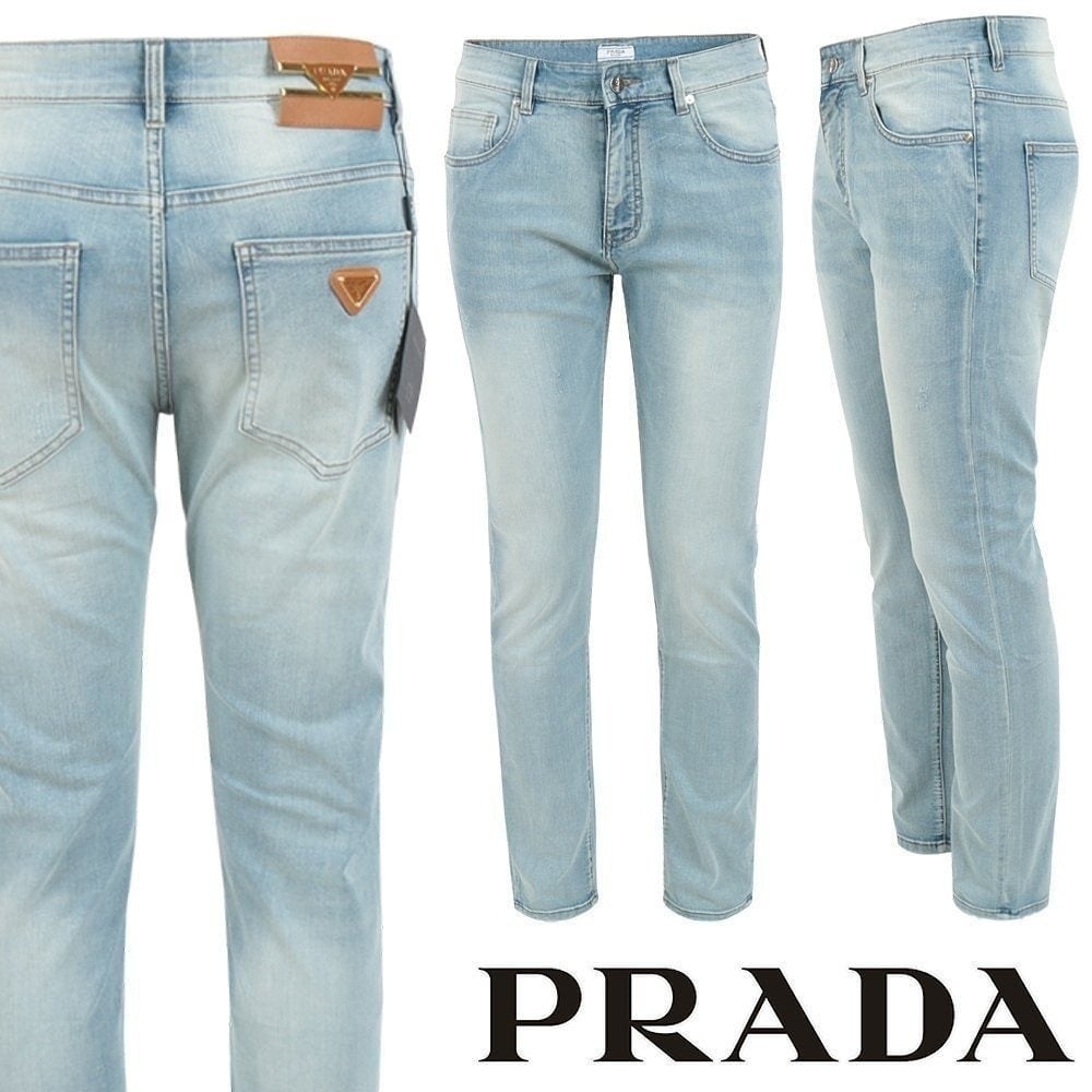 #청바지 골드 클래식 레더 연청 슬림 일자진 (ttmm 232995)