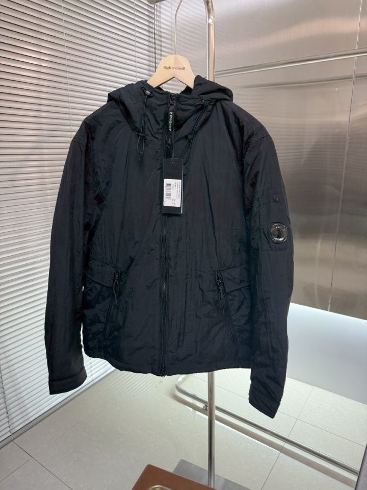 [시.P] 크롬 R 후드 패디드 자켓