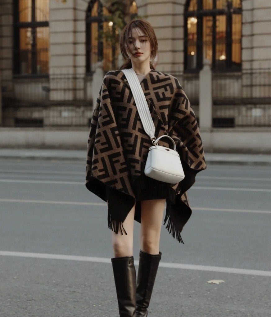 펜V리버서블 판초