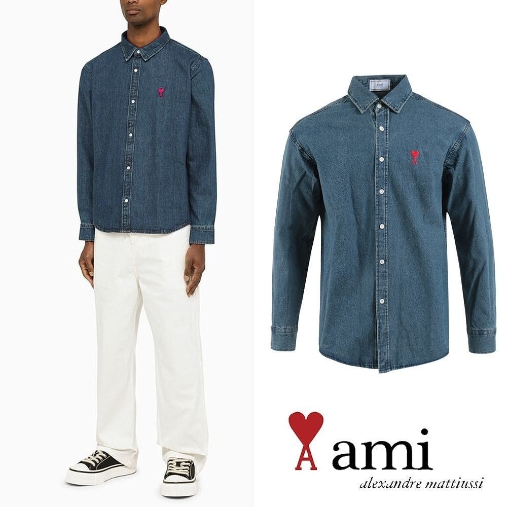 #블라우스셔츠 26SS. 드 꾀흐 데님 셔츠 (ttmm 340124)