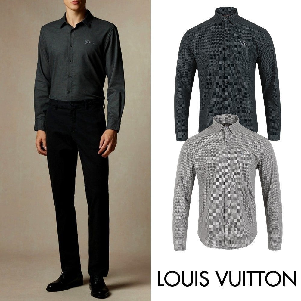 #블라우스셔츠 신상 모노자수 패턴 셔츠 (ttmm 409855)