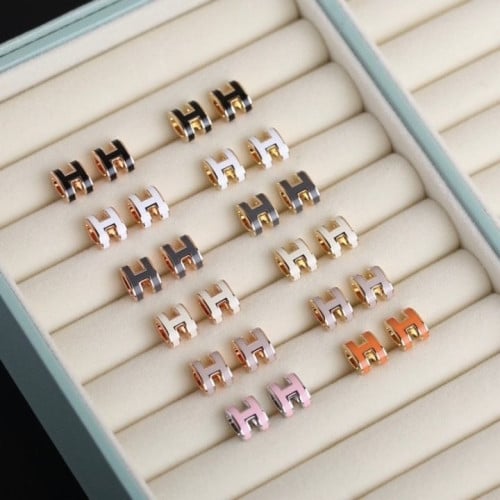 #쥬얼악세사리 HE.RMES pop h mini 귀걸이 (수입) (min 902557)