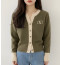 #명품의류 발ㄹ 자수 배색 포인트 니트 가디건 (V3387) (dmd 815157)