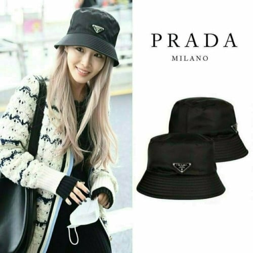 (090)25S 프♡다 메탈로고 버킷햇