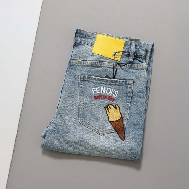 [ F.D ] 수입 포테이토 포인트 데님 팬츠