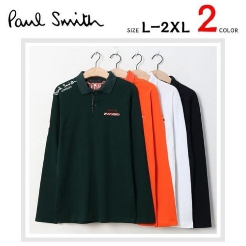 💕 폴*** 로고 레터링 긴팔 카라티