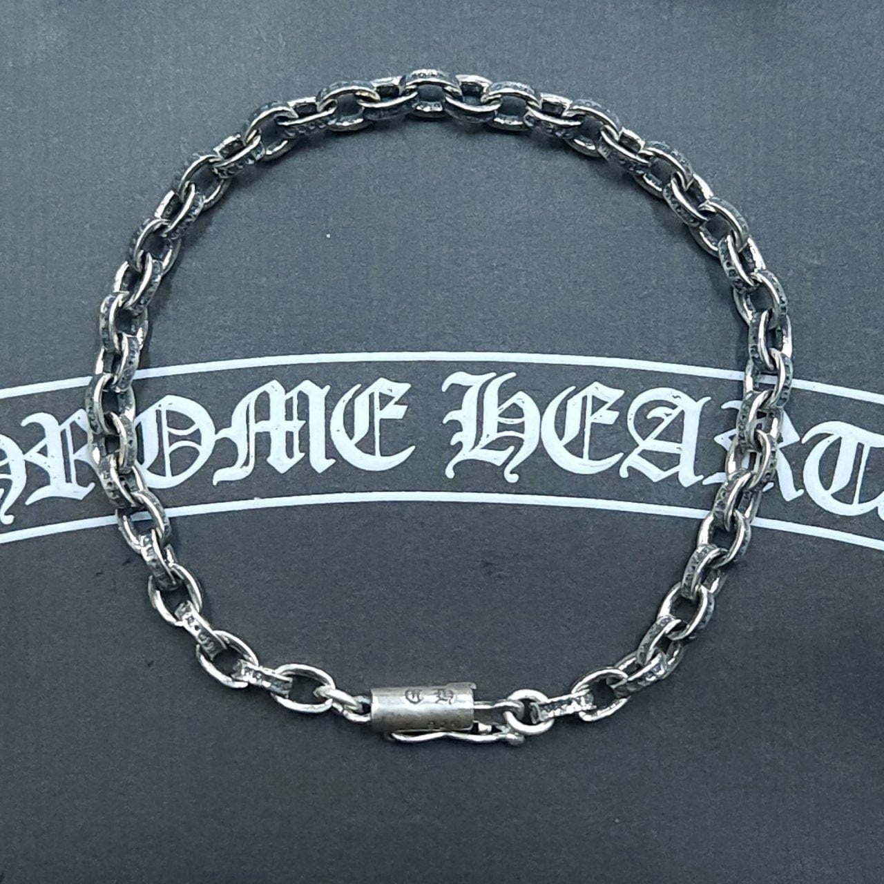 💕 [84번] 크* 페이퍼체인 팔찌 Silver 92.5