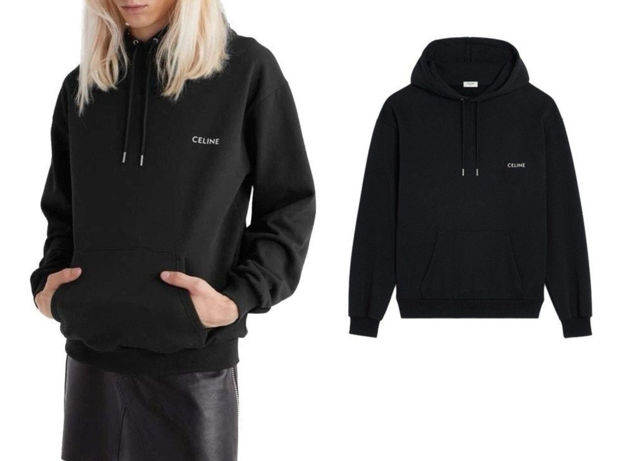 💕 셀** 시그니처 자수로고 체스트 엠브로이더 후드티