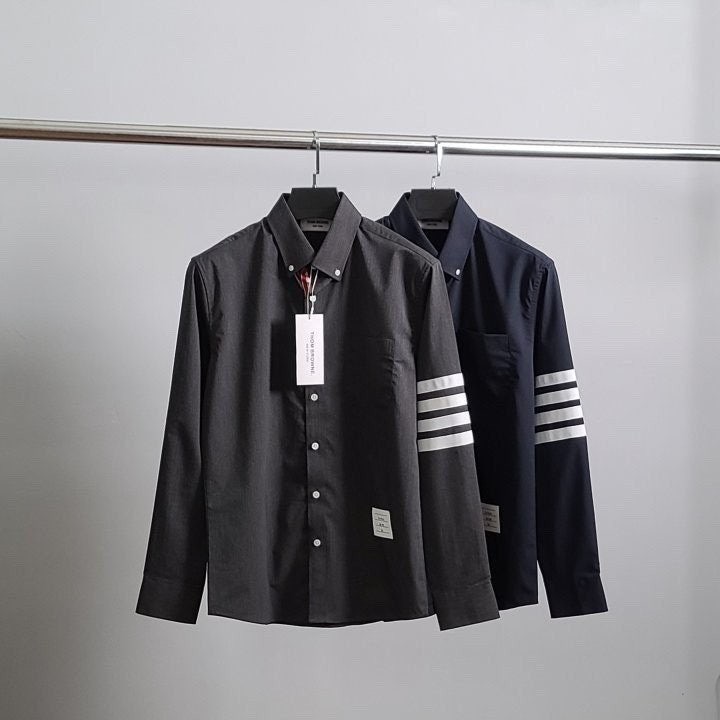 💕 톰* 사선완장 다크 셔츠