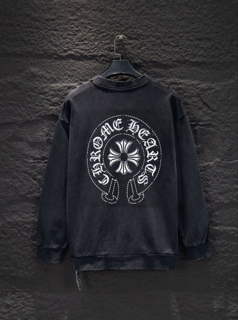 💕 크* 실리콘 비즈스티치 피그먼트 빈티지 워싱 맨투맨➡️수입최고급(남녀공용)