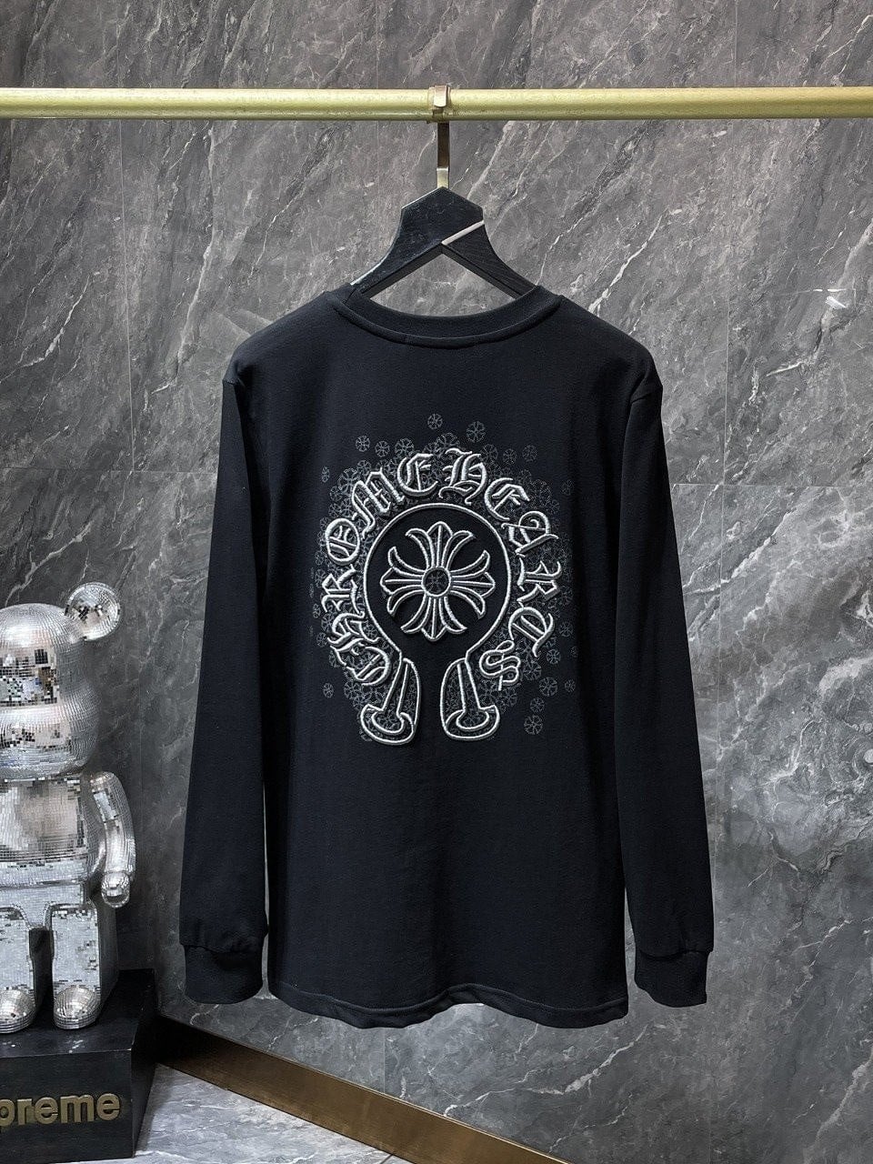 💕 크* 멀티 크로스 홀스슈 말발굽 자수 슬리브✔수입최고급(남녀공용)