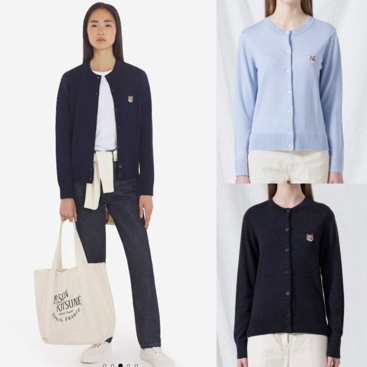 💕 메* 키츠네 폭스헤드 라운드가디건(여성)