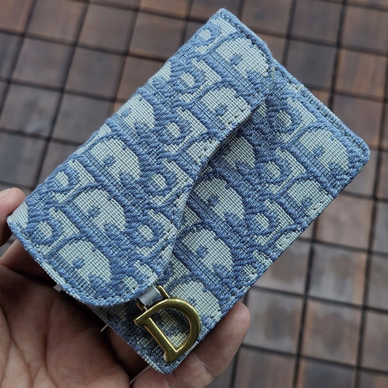 💕 [367번] 디* 오블리크 새들 플랩 카드지갑