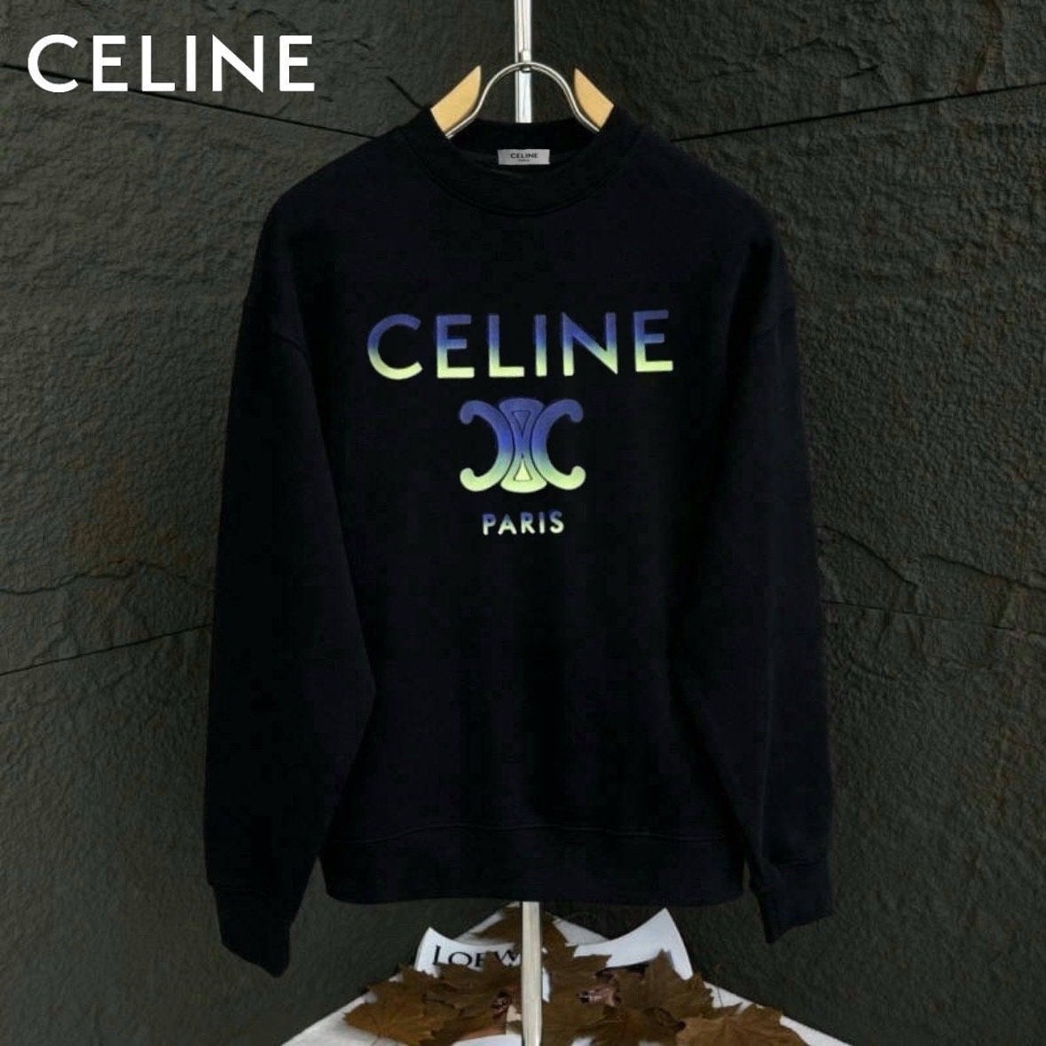 💕 셀** 벨루어 파리스 레인보우 맨투맨