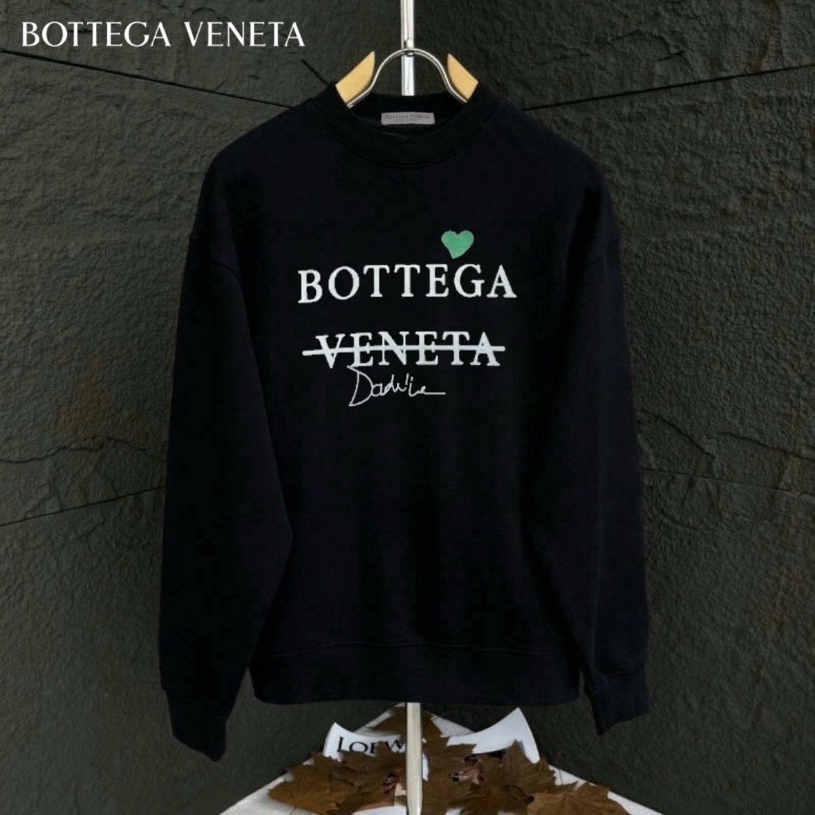 💕 보** 그린 하트 레터링 맨투맨