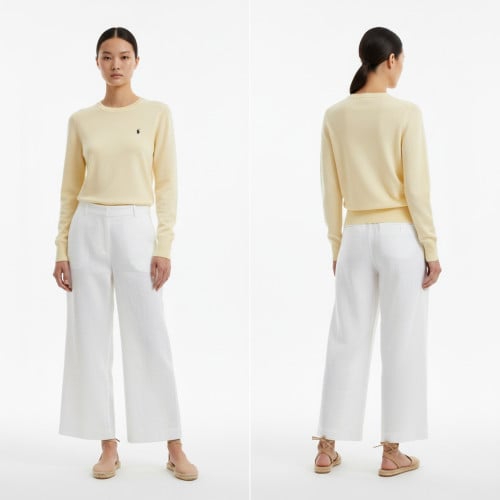 POLO 라운드넥 긴팔 니트