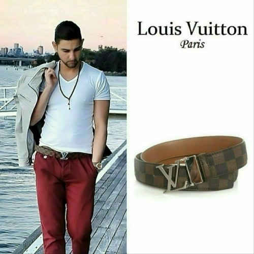 🔳🔳26s 루♡비통 다미에실버장식 벨트🔳🔳