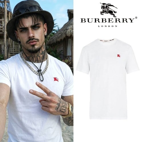 ⚪ 2026 S/S 버☆리 (Horse) 자수로고 커플 티셔츠 ⚪