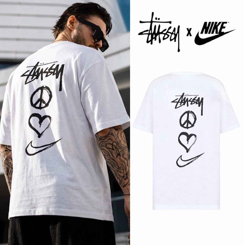 ⬜◽ 2026 S/S 나♡키 × 스♡시 러브.피스. 커플반팔◽⬜