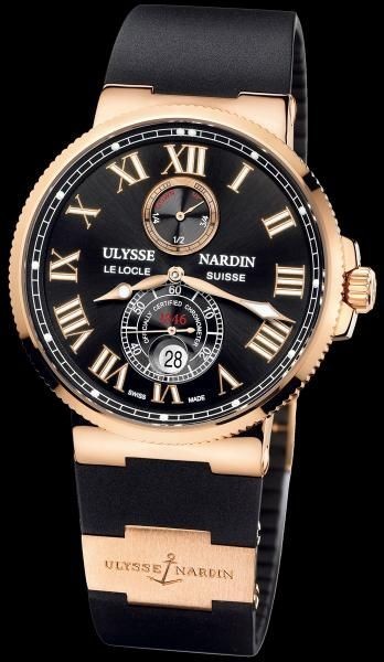 율리스 나르덴 마린 로즈골드 로마 블랙다이얼