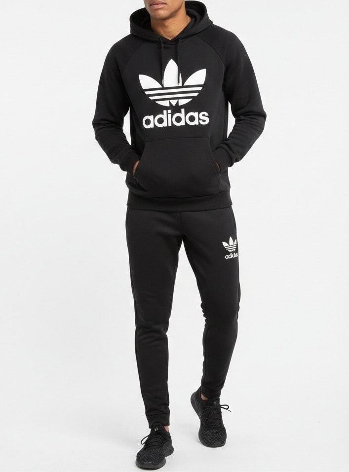 불꽃 트레포일 봄 후드 조거세트 세트 185