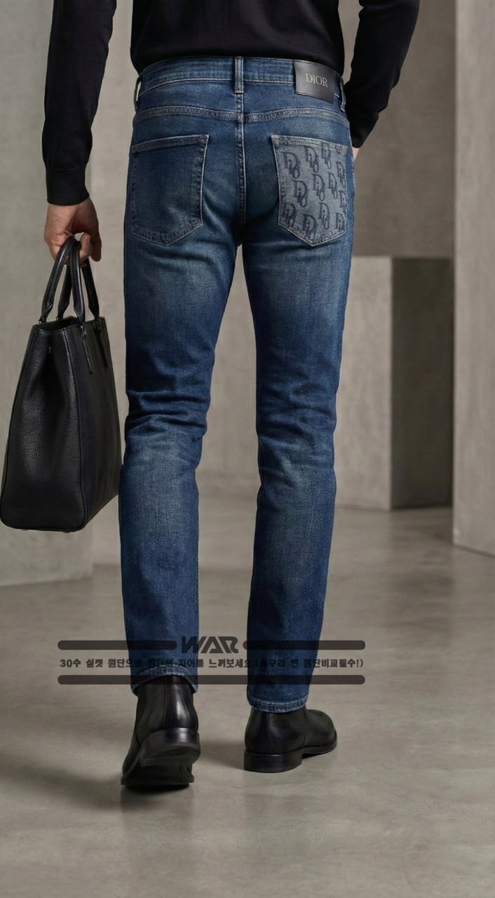 #청바지 [CristinaDIO.R 오블리크 패턴 청바지 ] (min 340125)
