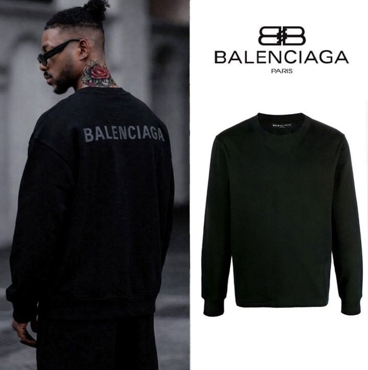 (090)2026 S/S 발*시아가(ba*enc*aga) 백로고 맨투맨