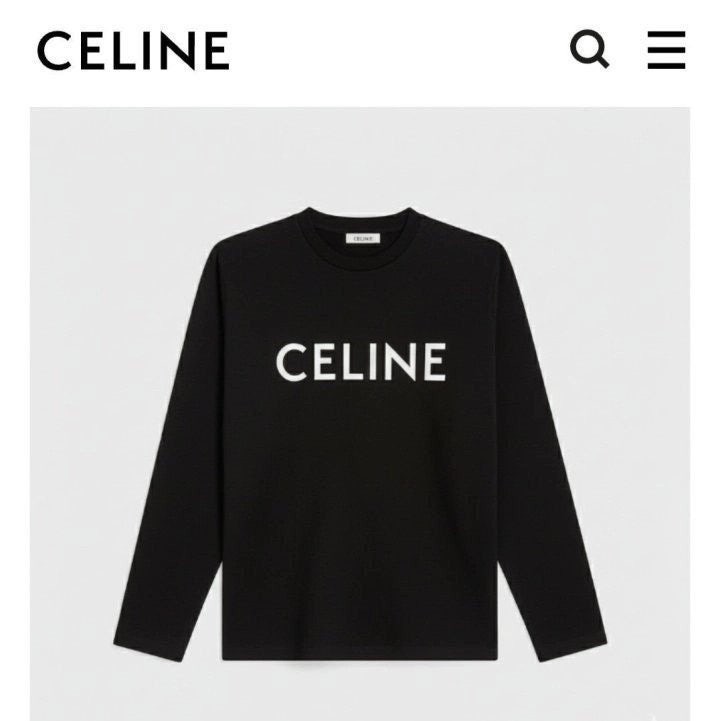 💕 셀** 베이직 로고 긴팔 티셔츠