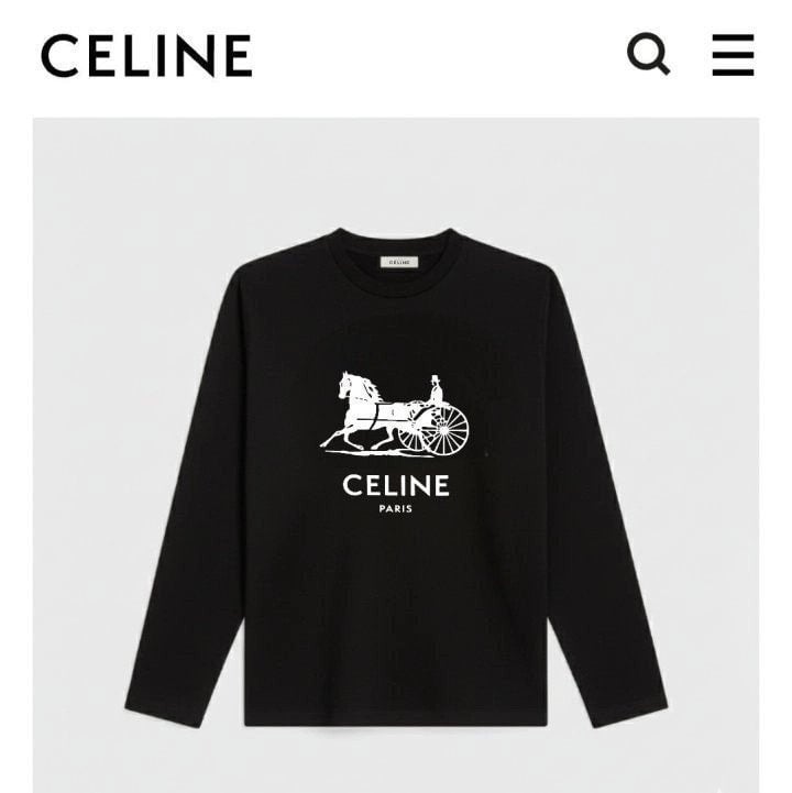 💕 셀** 마차로고 긴팔 티셔츠