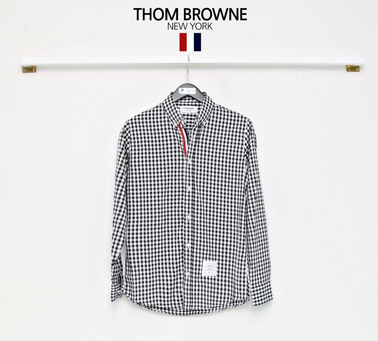 잔체크 히든3선 셔츠 TM-3838