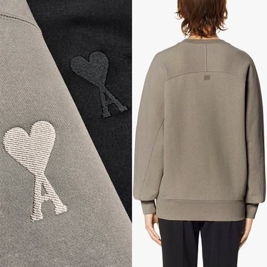 사선하트 절개 맨투맨 AI-717