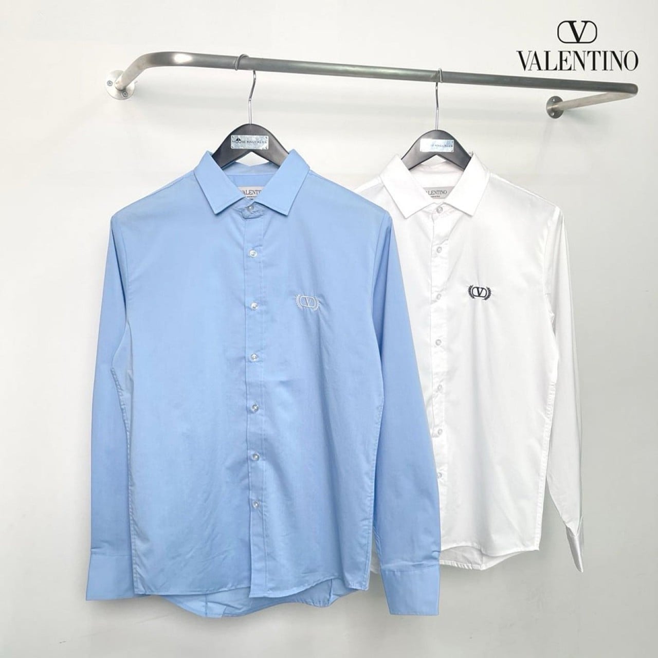 월계관로고 자수 셔츠 VAL-902