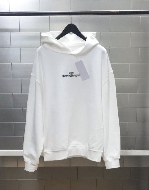루즈핏 후드 스웻셔츠 화이트 MM-366