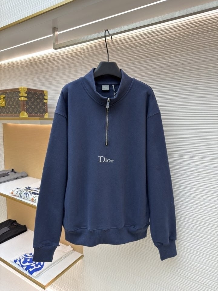 D09 지퍼 네크라인 스웨트셔츠 DI-1861