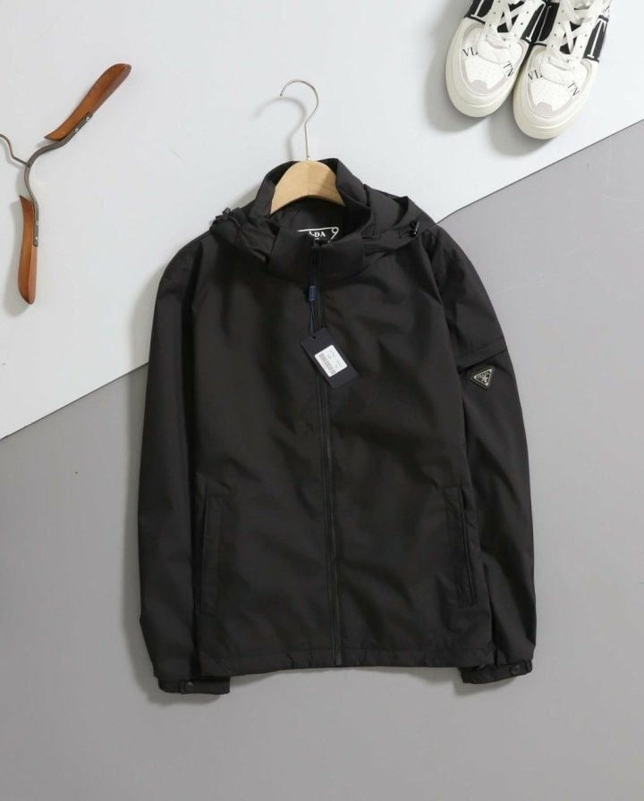 *빅사이즈 추가* 삼각로고 집업 자켓 PR-3717