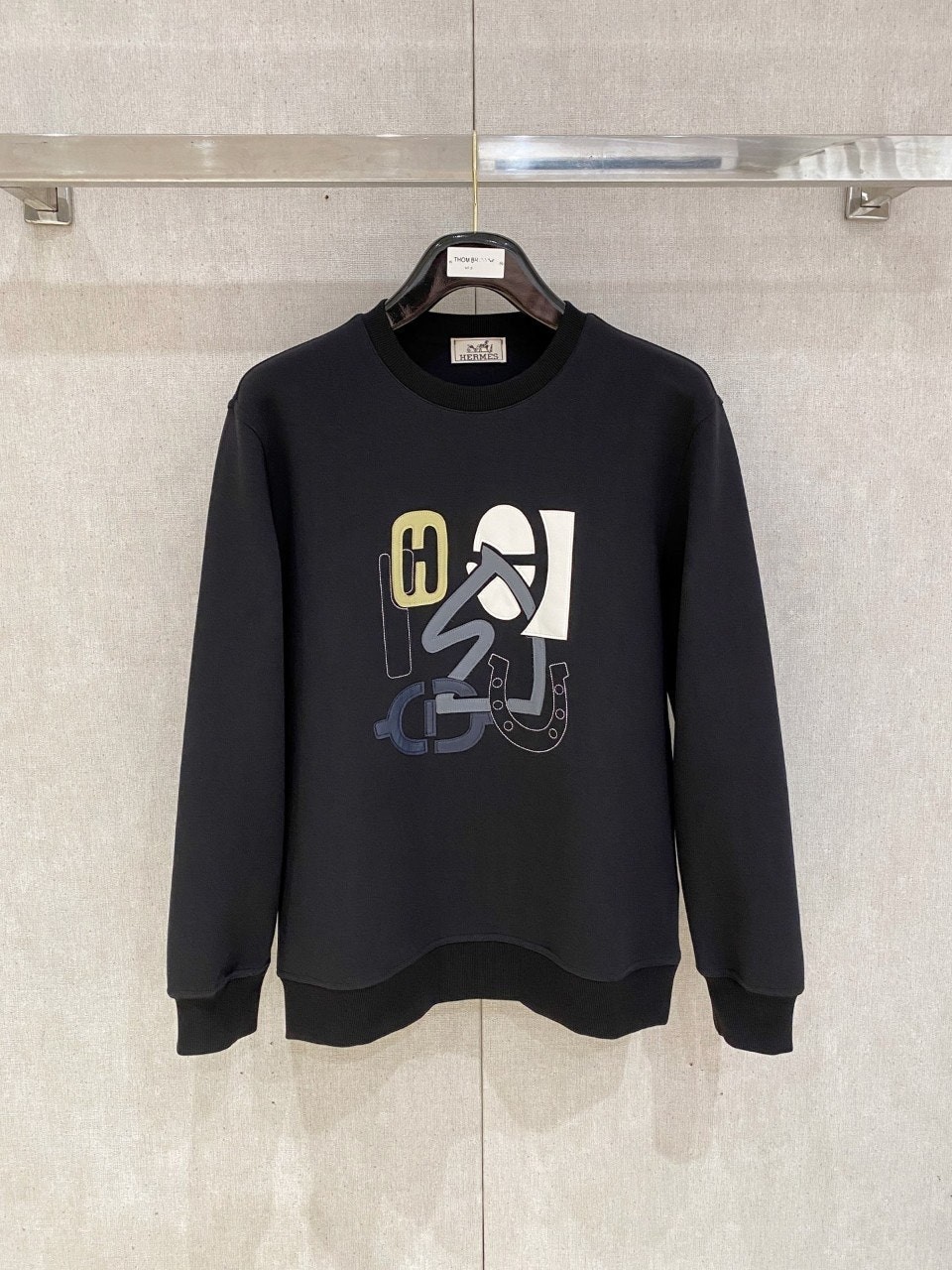 HM. puzzle 맨투맨 블랙 HM-146