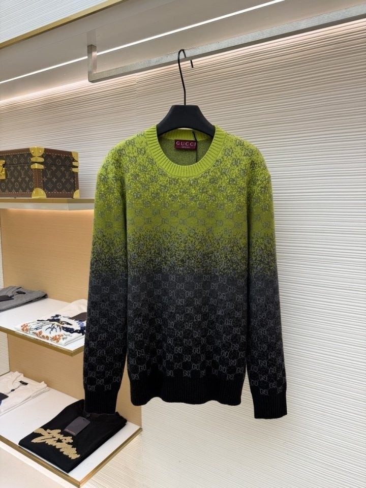 Z004 GG 울 캐시미어 자카드 스웨터 GU-3266