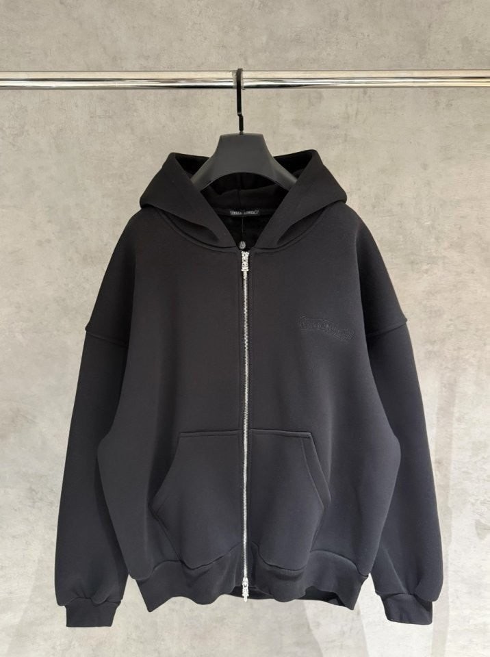 F015 자수로고 후드집업 CR-979