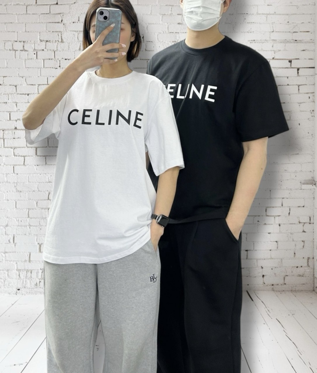 루즈면 반팔티 (P-9646)