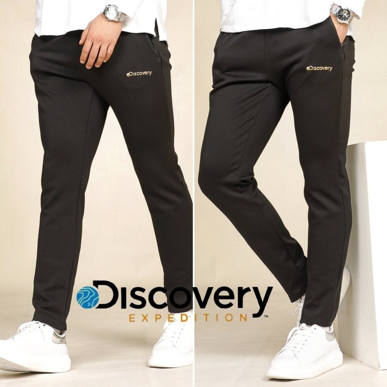 골드 스판 트레이닝바지 (P-9669)