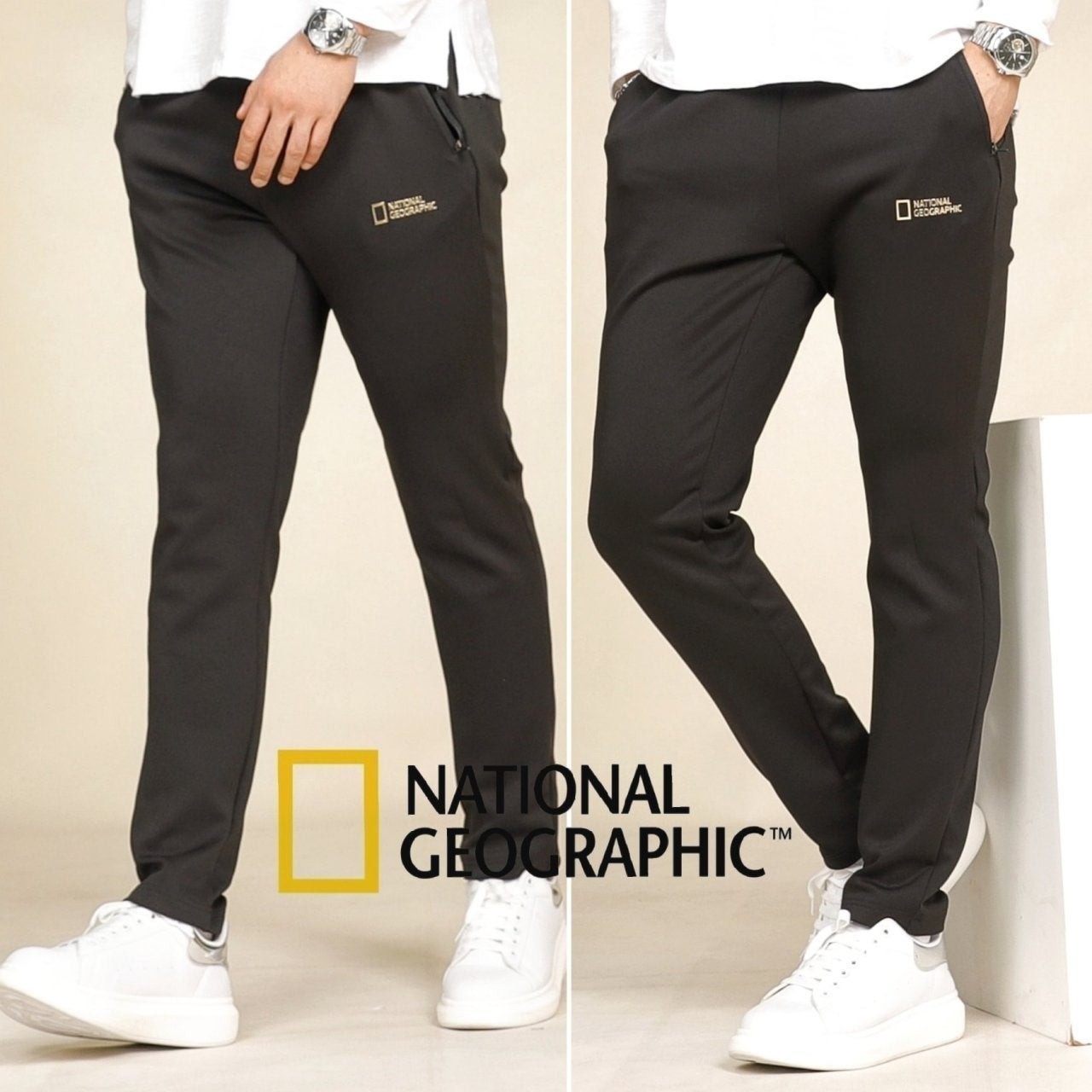 골드 스판 트레이닝바지 (P-9671)