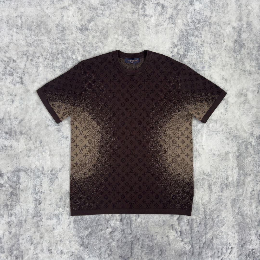 💕 루* 페이디드 모노그램 쇼트 슬리브 - 수입 👑 프리미엄 👑