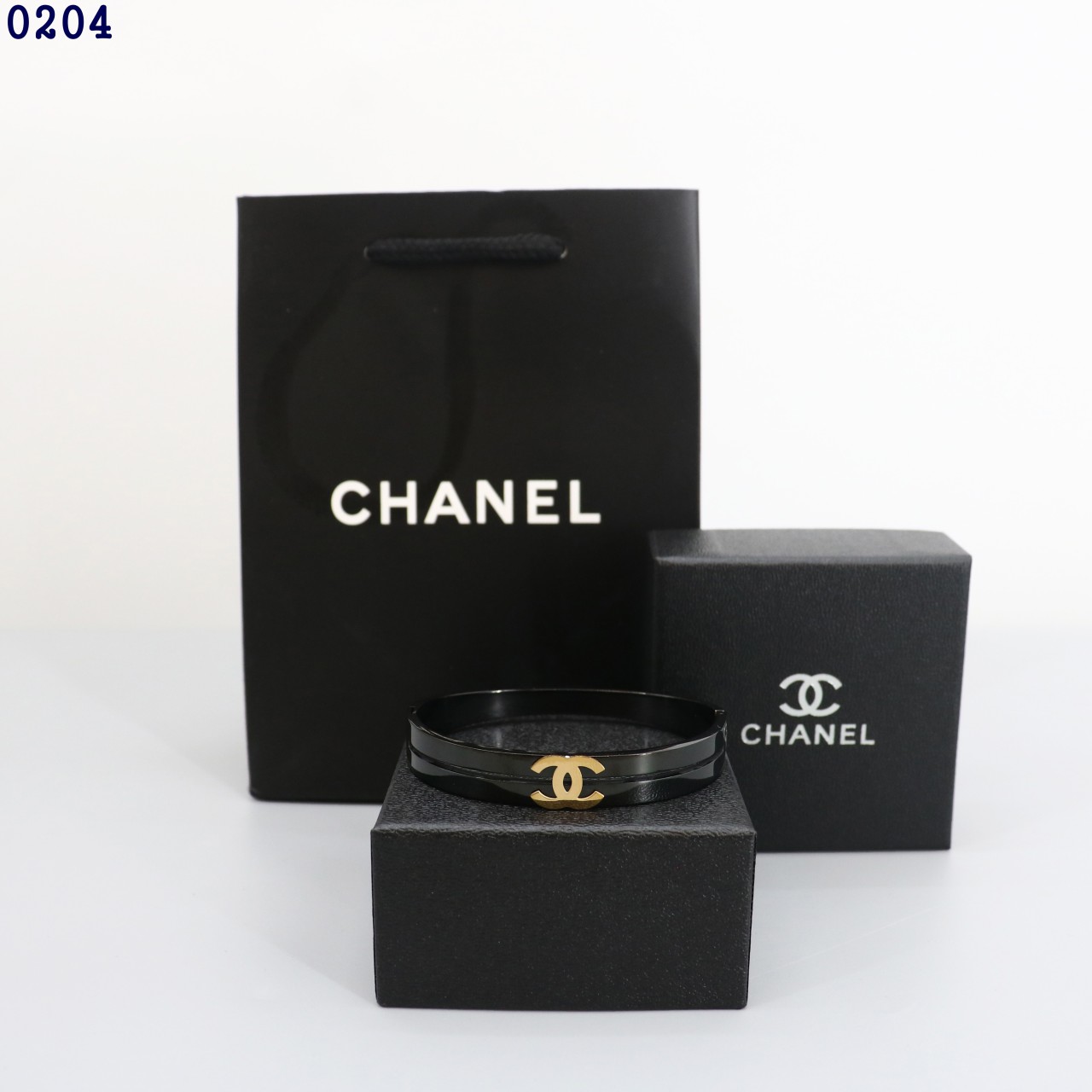👹샤넬 CC로고 블랙 팔찌 👹