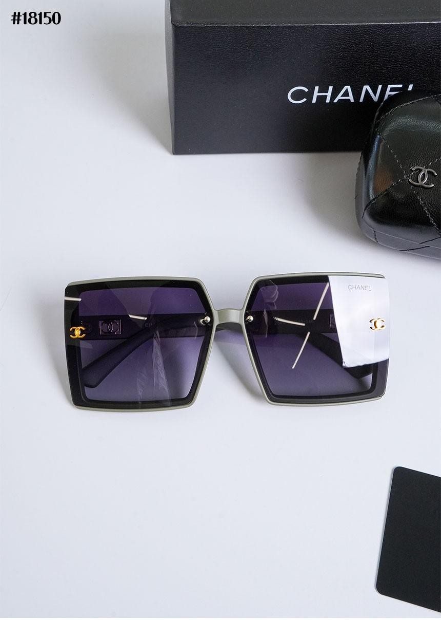 🔆 [CHANEL] 샤넬 CC 로고 프레임 매트 오버사이즈 스퀘어 선글라스 🔆