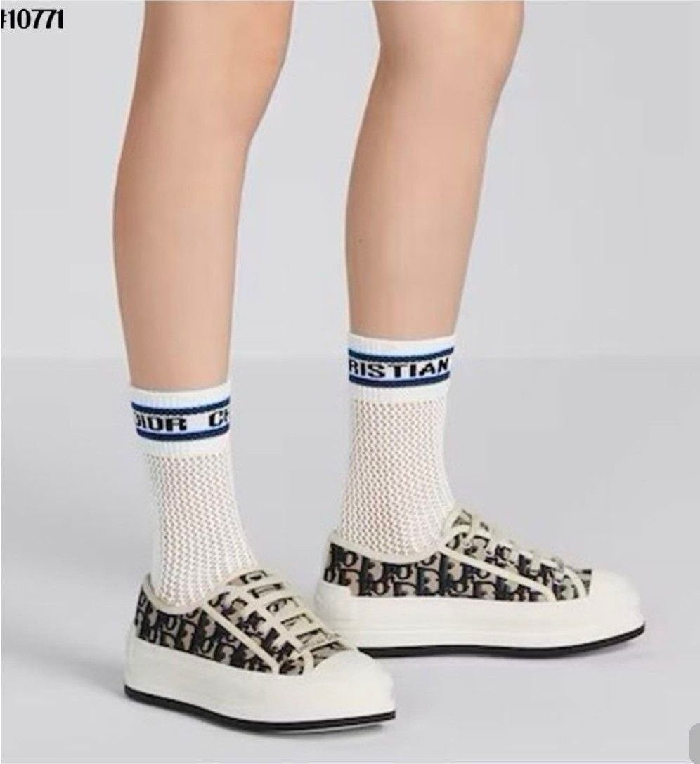 🔆 [DIOR] 크리스찬 디올 WALK'N'DIOR 플랫폼 스니커즈 블루🔆