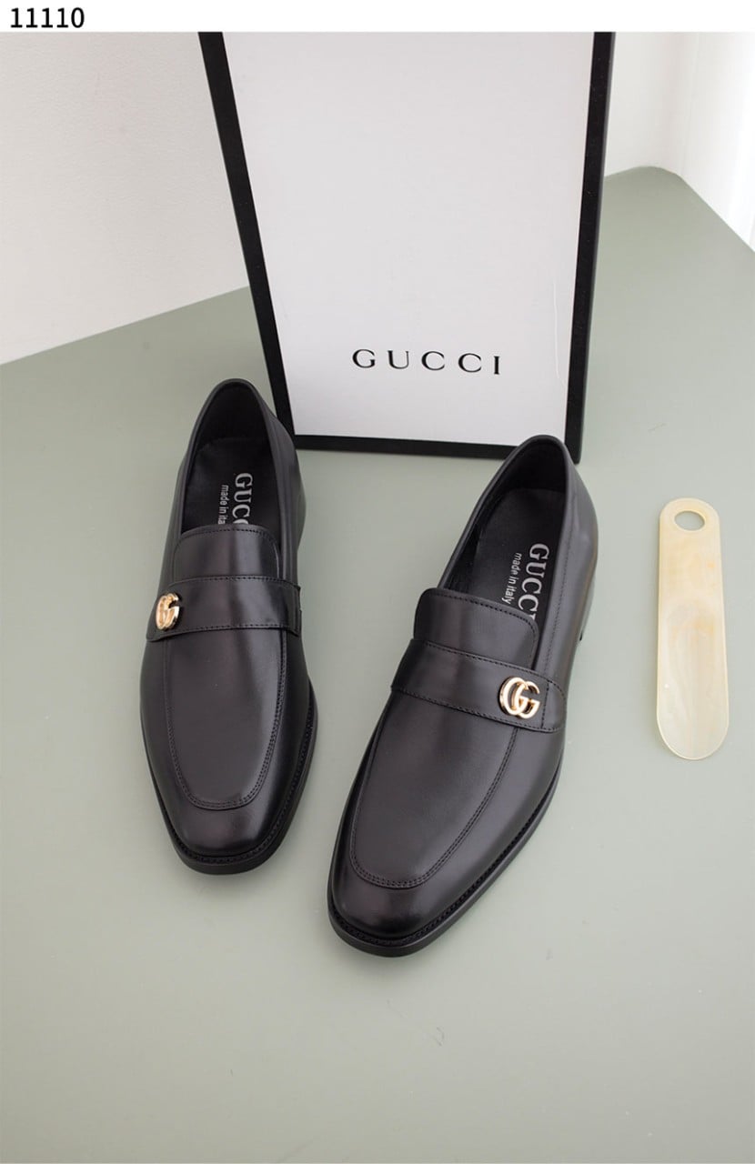 #구찌 [GUCCI] 블랙 레더  더블 G 크리퍼 로퍼 신상입고💢 #신발 #11110